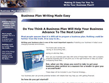 Tablet Screenshot of business-plan-made-easy.com